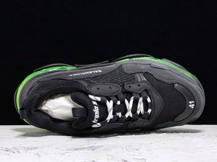 bl triple s trainers clear sole blue adn red 541624 w09o1 3861