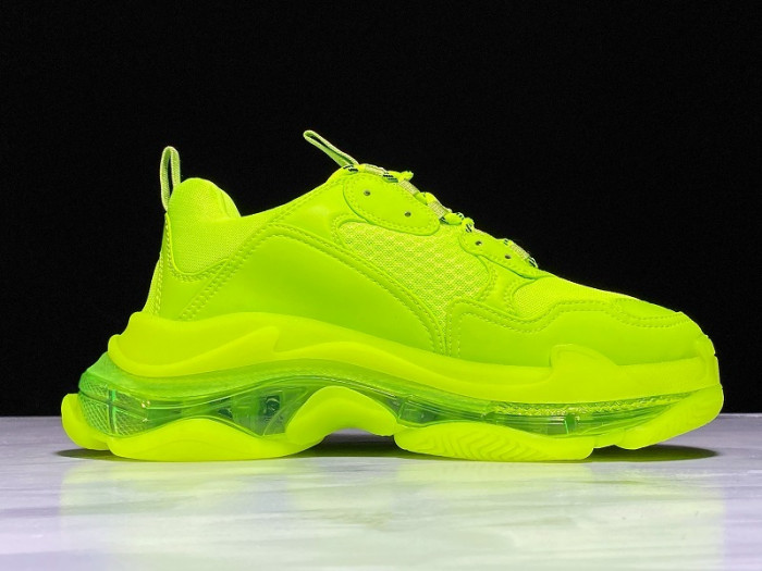 bl triple s trainers clear sole fllo yellof 541624 w09o1 9002