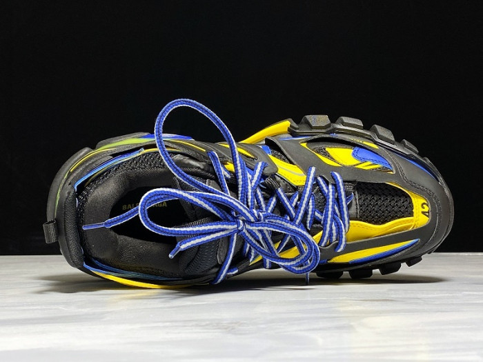 bl sneaker tess.s.gomma black fluorescent yellof blue 542023 w1gb8 3443