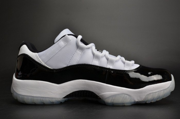 air jordan 11 retro lof "concord" black/ white mens 528895-153