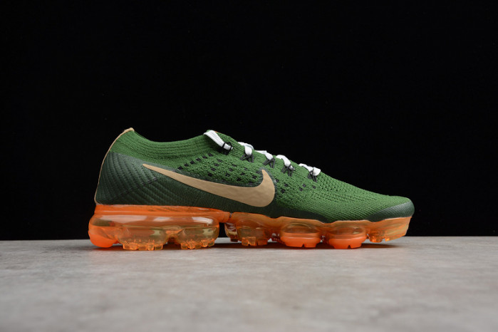 dragon ball super x nike air vapormax flyknit 2018 dark green/light brown mens aa3858-101